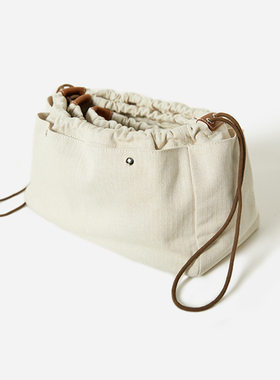 *WSP05369 茉莉雅集 H家F0urbi人字纹全棉多功能型号内胆包收纳袋