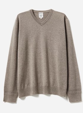 MZT05035 目羡 解放双手可机洗KVSS全羊绒V领针织衫男士