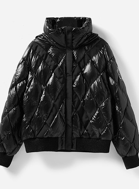 WYR04025 茉莉雅集可追溯95白鹅绒意大利料短款香*风羽绒服女