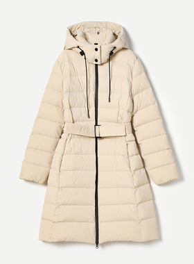 *WYR07041 防水轻盈四面弹可追溯95白鹅绒显瘦绗线羽绒服女