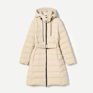 *WYR07041 防水轻盈四面弹可追溯95白鹅绒显瘦绗线羽绒服女