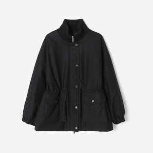 WYR09048 茉莉雅集 意大利L*P暴风雨全羊毛匈牙利95白鹅绒羽绒服