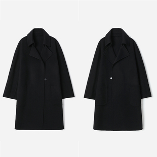 WDY08029 #意大利进口L*P小山羊绒系列#长期主义范本两面穿大衣