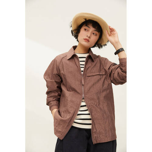 *WWT05160 茉莉雅集 户外机能日本料轻薄可收纳连肩袖衬衫式外套