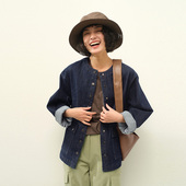 不过时经典 茉莉雅集 土耳其日本赤耳棉弹牛仔外套 WWT06165