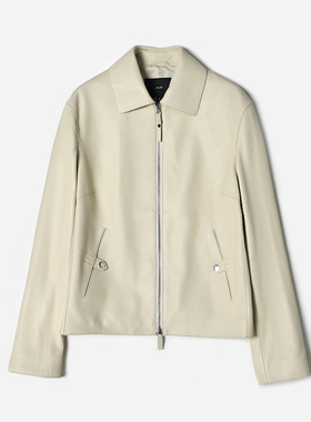 WPY07064 茉莉雅集 H家限量鼎级新西兰鹿皮翻领皮衣夹克