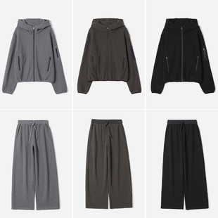 山系户外抓绒保暖休闲连帽廓形外套直筒裤 茉莉雅集 女 WKZ08275