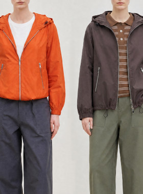 WWT08297 茉莉雅集 P家城市轻户外休闲轻薄连帽长袖短外套女