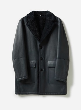 MPY05006 茉莉雅集Z*GN*@法国无涂层Lacon拉贡皮毛一体单面男士