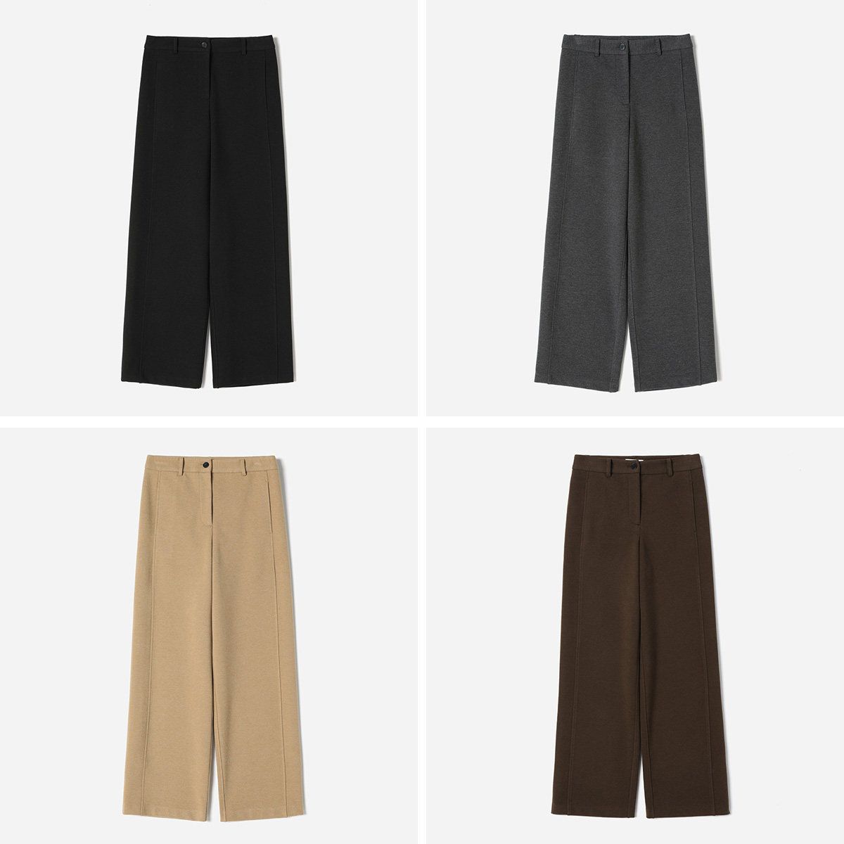 # WKZ07045 茉莉雅集 I*C舒适自在保暖含羊毛装腰直筒裤秋冬女