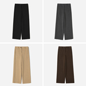 茉莉雅集 C舒适自在保暖含羊毛装 WKZ07045 腰直筒裤 秋冬女