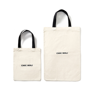 WSP03028 茉莉雅集 原色棉籽壳袋帆布tote包购物袋