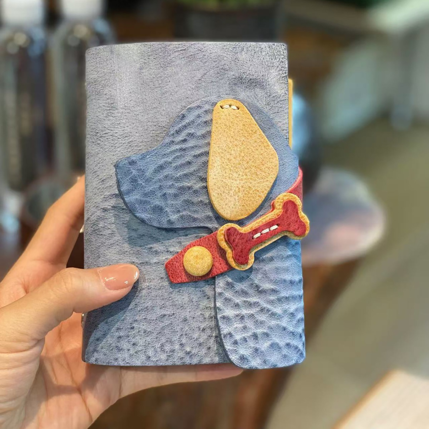 Mbox雾蜡植鞣头层牛皮记事本A7