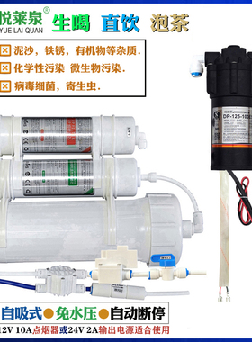 车载净水器直饮露营野外垂钓