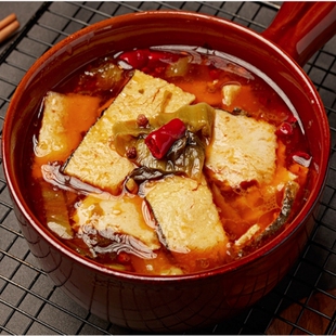 爱之素放牛吃草素食植物基酸菜鱼250g酸辣爽口加热即食袋装营养