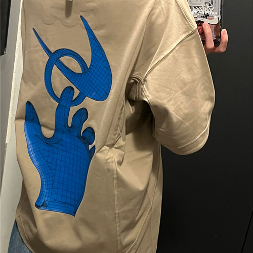 耐克OW短袖男子重磅宽松短袖T恤