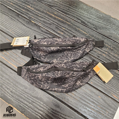 Nike Heritage 迷彩男女收纳拉链口袋斜挎运动休闲腰包HJ8365-289
