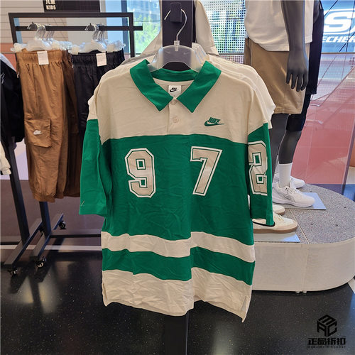 NIKE短袖宽松舒适纯棉刺绣LOGO