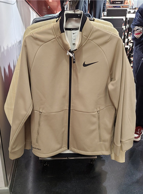 Nike Pro Therma-FIT 耐克男子秋冬加绒保暖开襟训练外套 DM5941