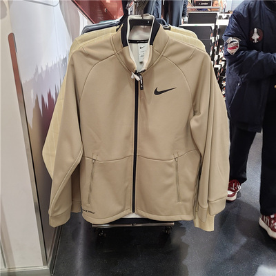 Nike Pro Therma-FIT 耐克男子秋冬加绒保暖开襟训练外套 DM5941