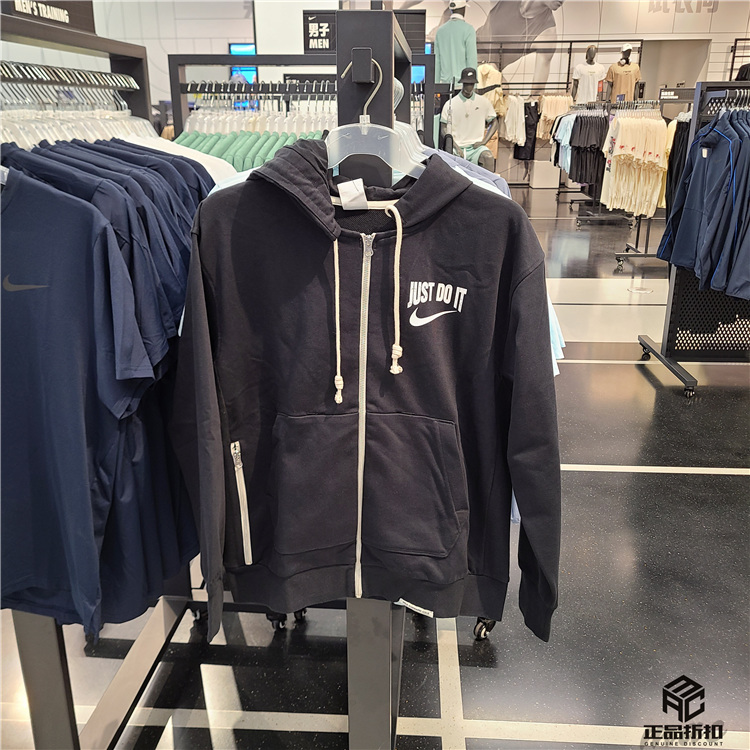NIKE DRI-FIT STD ISS 大logo 男子秋款拉链针织帽衫 DV9449-010