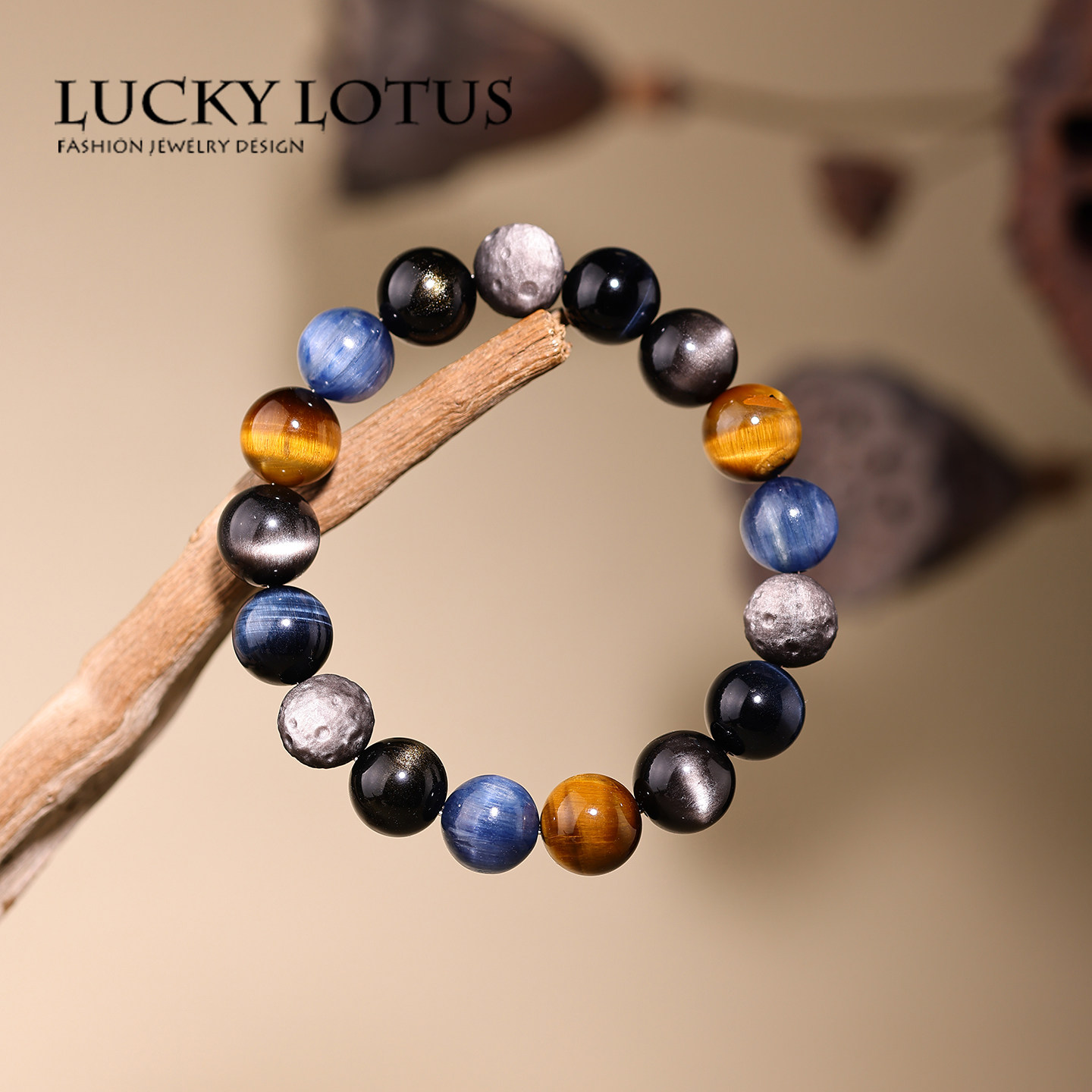 LUCKYLOTUS天然水晶多宝手链