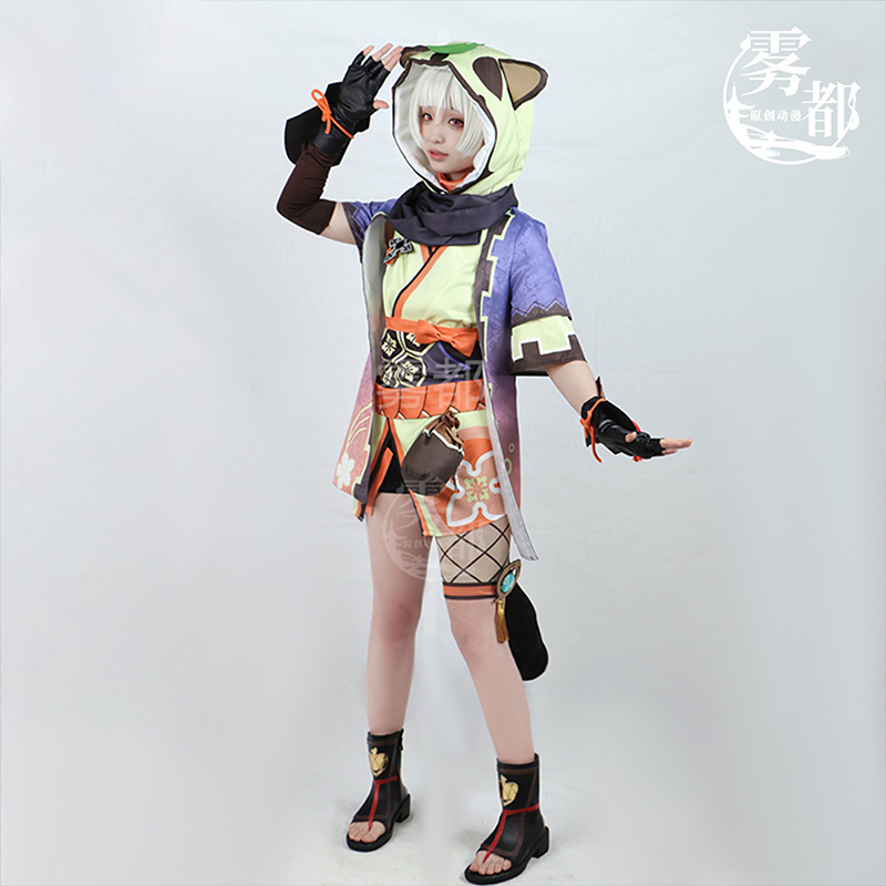 雾都动漫原神COS服忍里之貉早柚