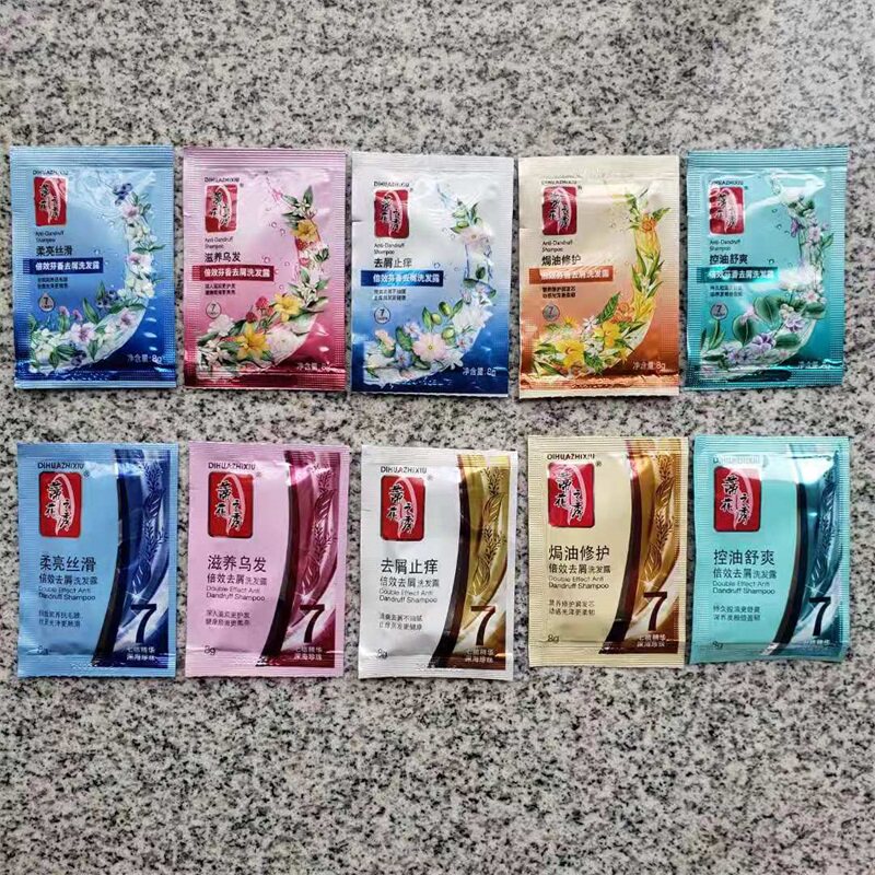 9正品蒂花之秀袋装洗发水沐浴露8ml一次性宾馆洗浴小包洗头膏