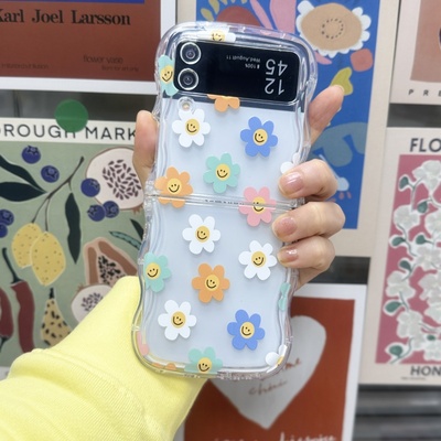 太阳花笑脸蝴蝶结樱桃三星ZFlip6