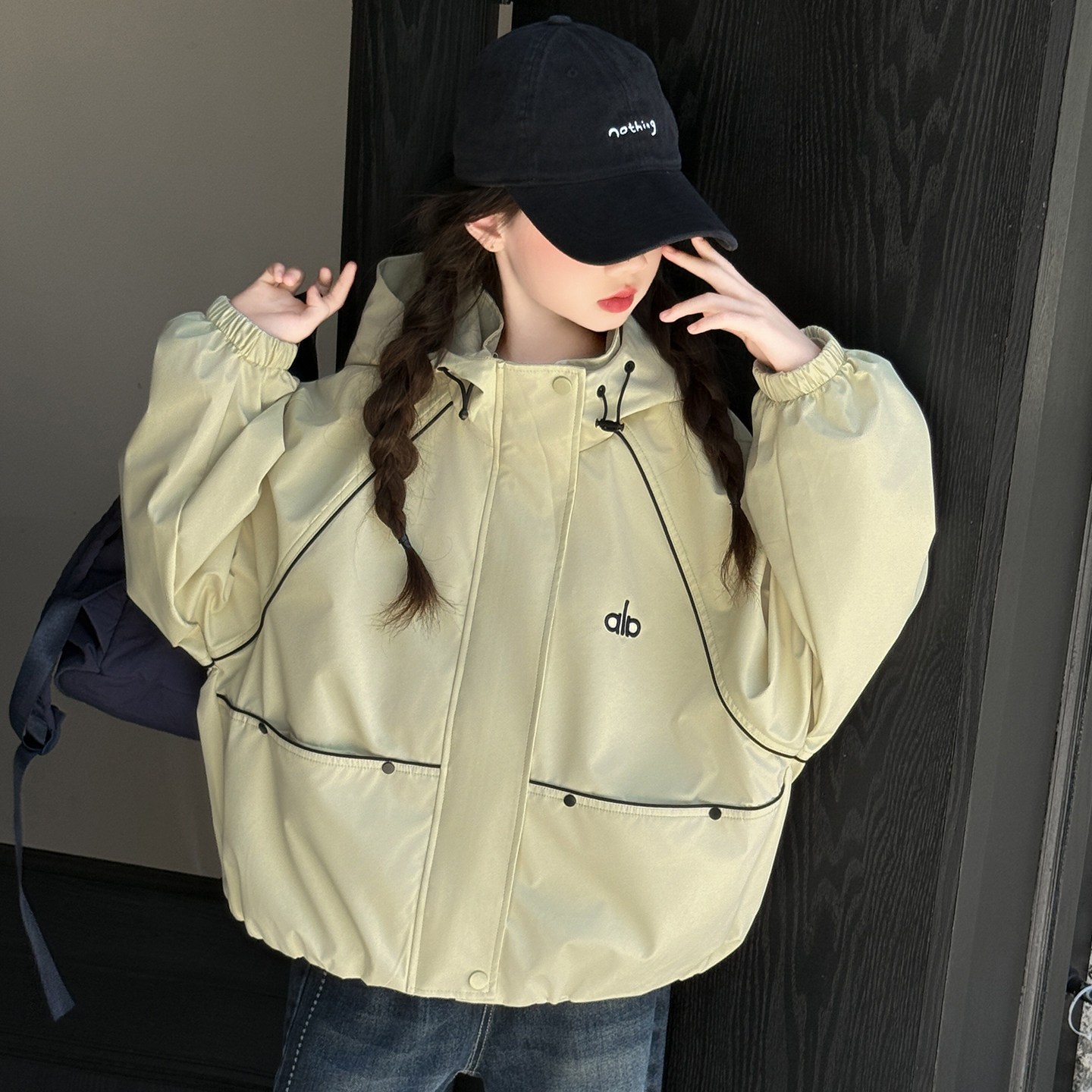 大女童秋季外套冲锋衣青少年网红中大童新款韩版童装女童孩小学生