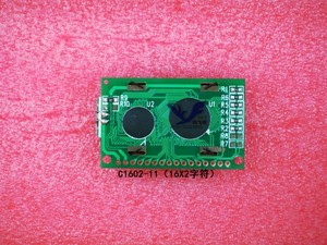 1602-11小型字符液晶显示模块，LCD液晶显示屏，LCM小体积16X2屏