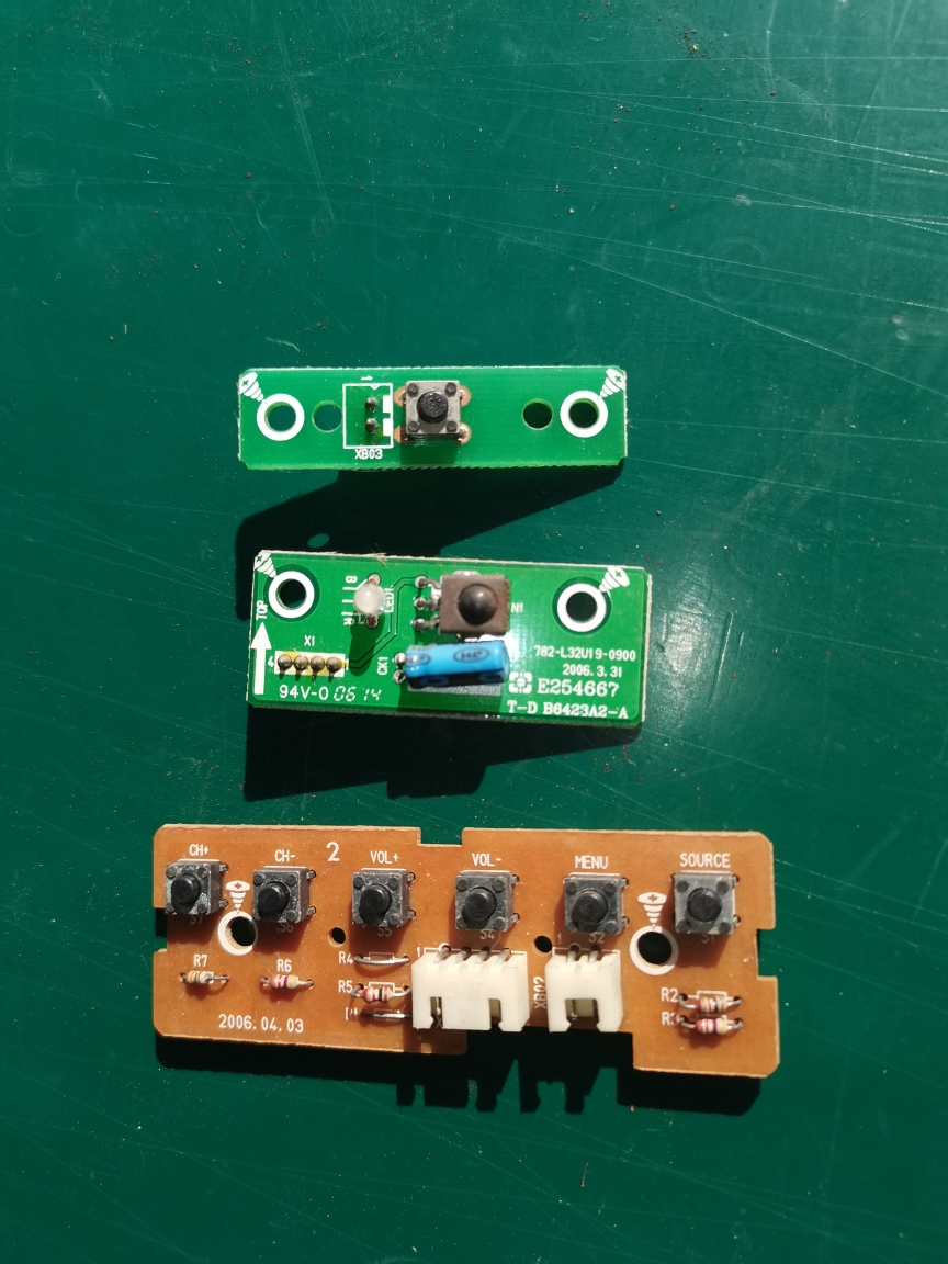 原装厦华LC32U19按键板 接收板 一套 配屏V320B1-L01