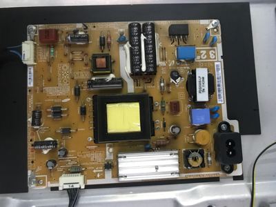 指导维修三星UA32D4003B电源板背光图像暗不开机BN44-00472A