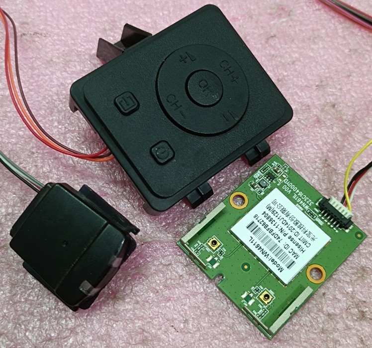 海信LED55EC520UA接收板RSAG7.820.5624按键板上网卡模块WN4611L