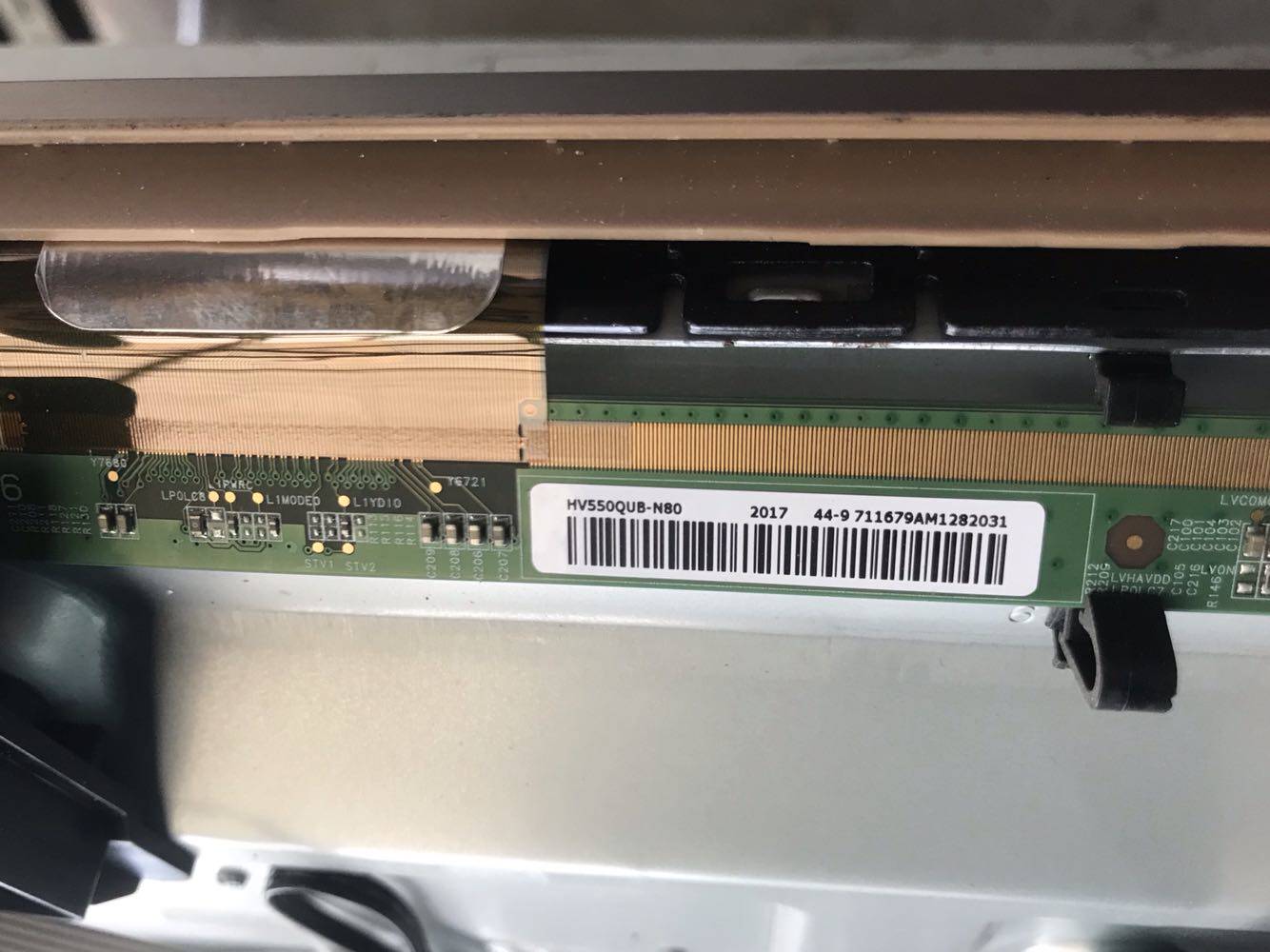 康佳55UKA原装边条47-60011324 47-60011323 55UHD屏HV550QUB-N80