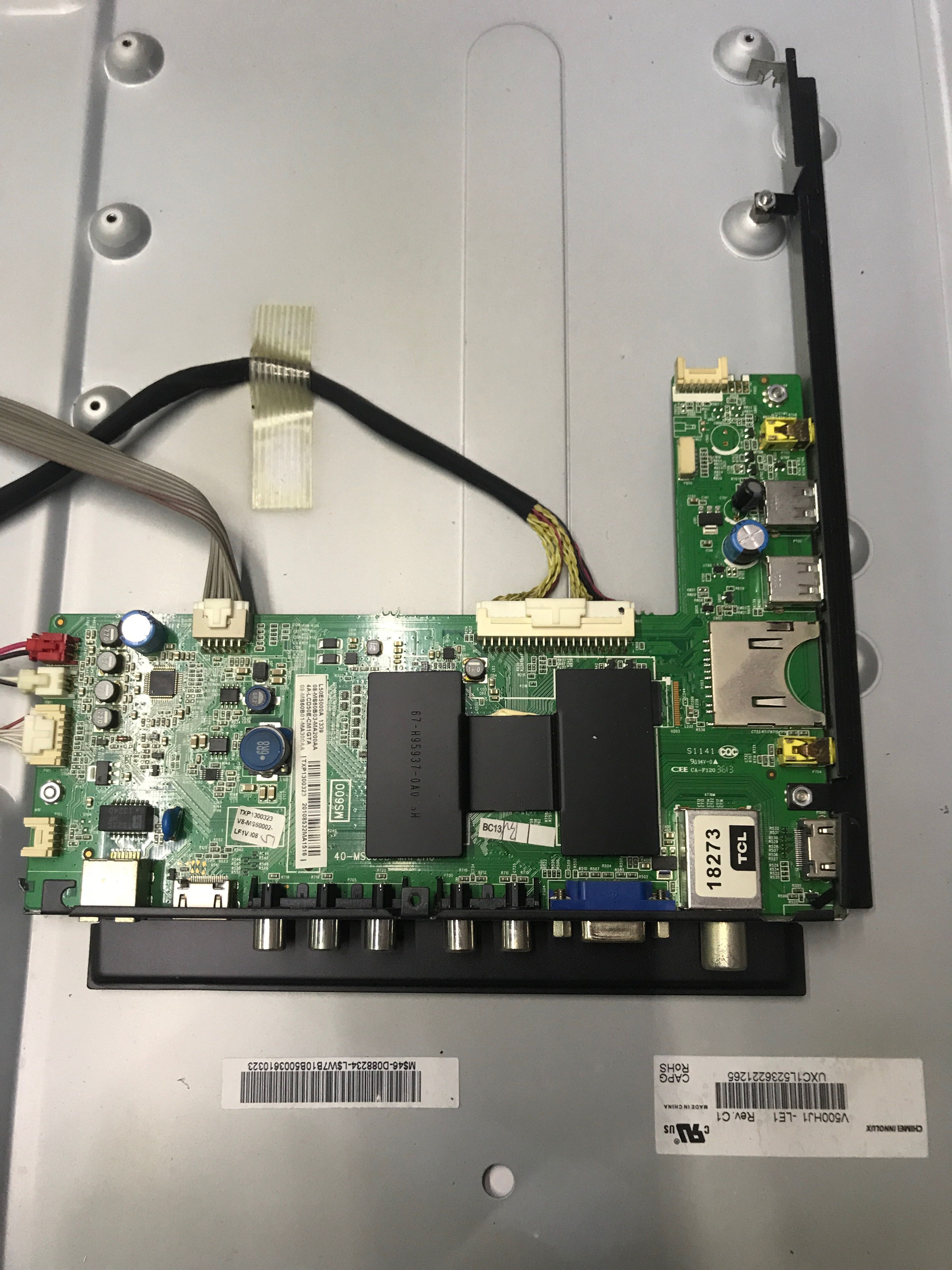 原装L50E5000A主板40-MS600B-MAF2HG 配屏V500HJ1-LE1（483）