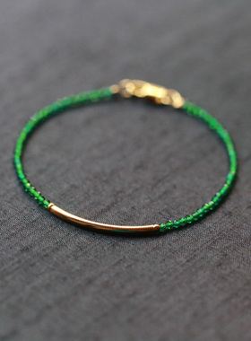 阳春小径刻面玛瑙极细款手链