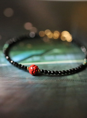 怀善丨莲花朱砂刻面黑