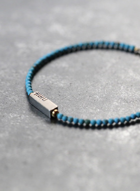 喜见丨纯银喜字绿松石九月生辰石