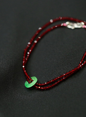 平安扣入锦尖晶石平安扣复古