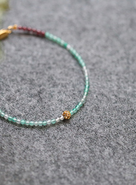 入锦常仪系列四月玉髓极细款手链