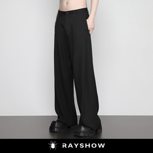 RAYSHOW自制显瘦高级感阔腿西裤