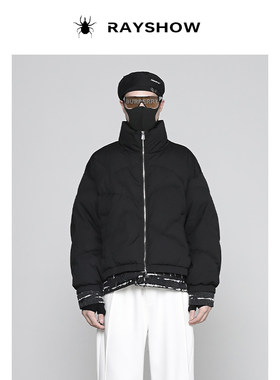 RAYSHOW日系假两件设计羽绒服