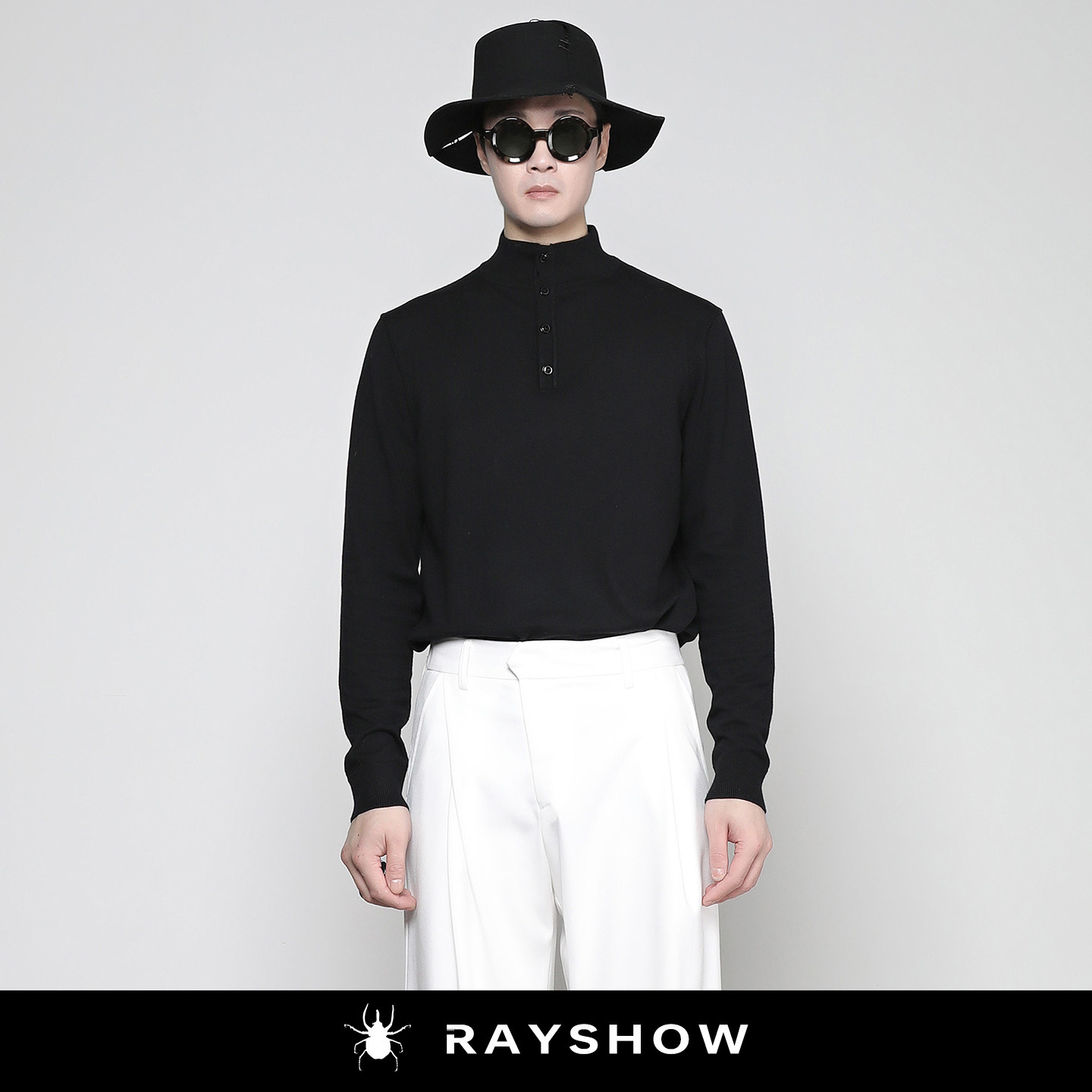 复古门筒高领毛衣老钱羊毛打底衫