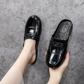 外穿舒适软底水晶ins潮防滑沙滩韩版 凉拖鞋 女夏季 包头百搭一字拖