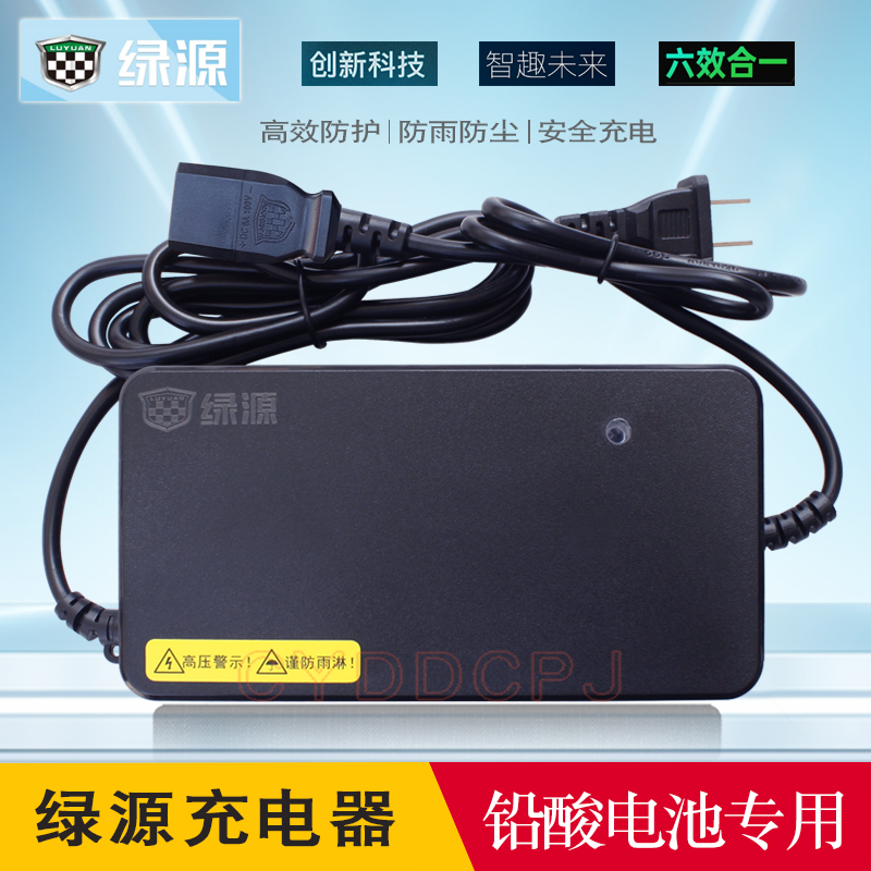 原装绿源电动车充电器60V20Ah72V-30E-2T方针+2绿源充电器国标头