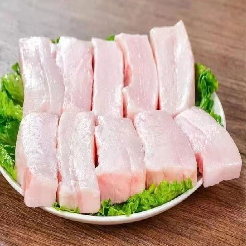 10-20斤去皮新鲜冷冻猪肥膘猪肥肉猪肥油肥膘全肥炼油肥猪背肥膘
