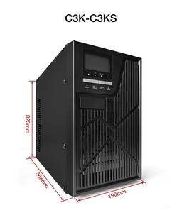 泰克斯哲3KVA 2400W延时2小时配置机房服务器电脑备用