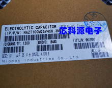 NAZT100M25V4X6.3NBF NIPPON日电贴片铝电解电容 25V10UF 4X6.3