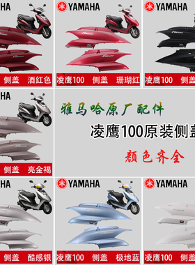 雅马哈摩托车凌鹰100ZY100T-7 12原装正品侧盖边包板边盖侧板特价